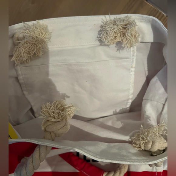 New LEGOland red Stripped Tote Bag - Picture 4 of 6